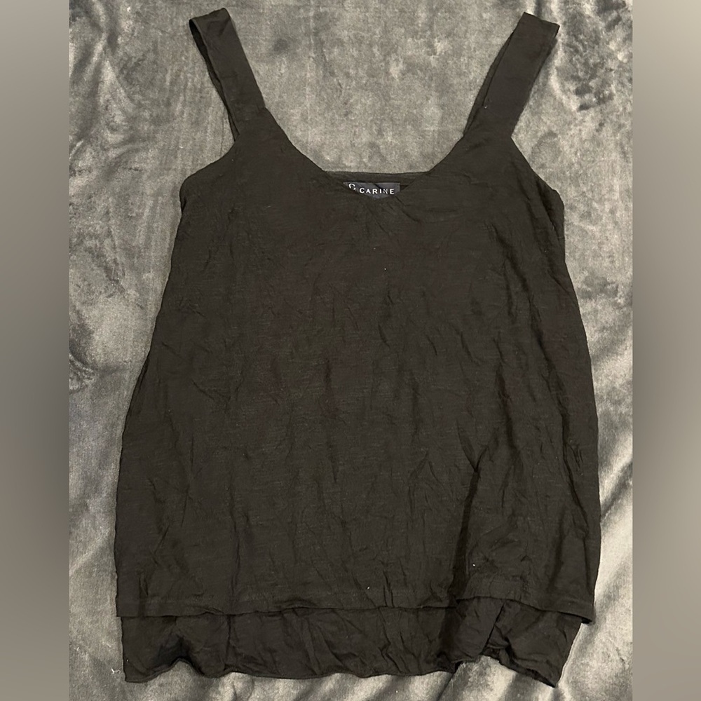 Carine Black Camisole Top